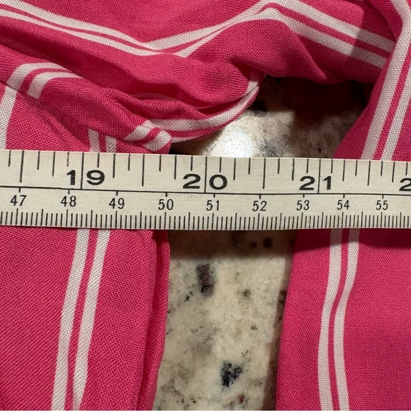 Grand & Greene Pink Striped Button Up Collared Long Sleeve Shirt Women’s SIZE S - Picture 10 of 13